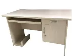 Bàn Nhân Viên Văn Phòng 1m4 Có Bàn Phím Hộc Treo Gỗ Melamin